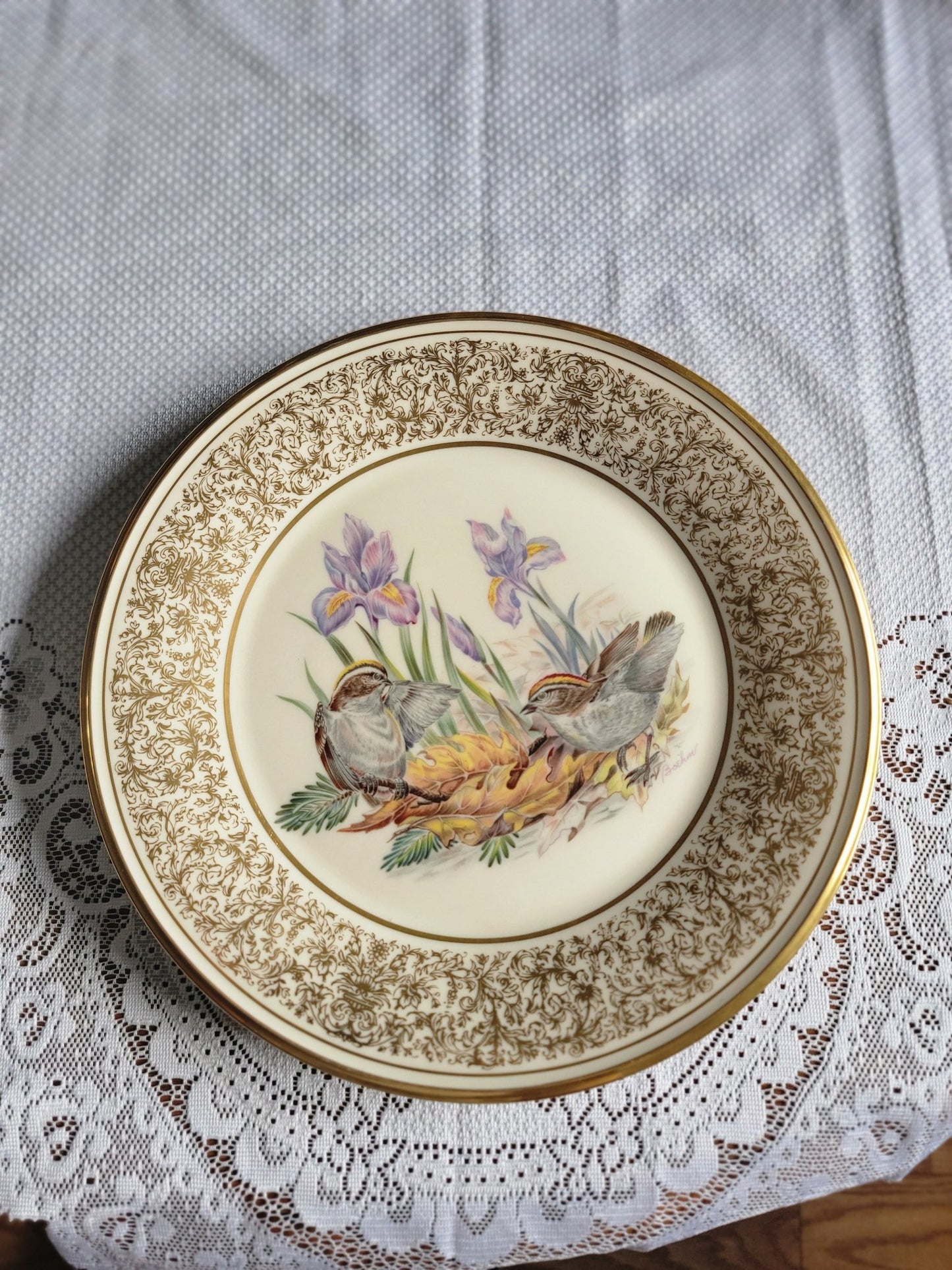 Vintage Lenox Boehm Birds Plate 1979 - Smash's Stashes