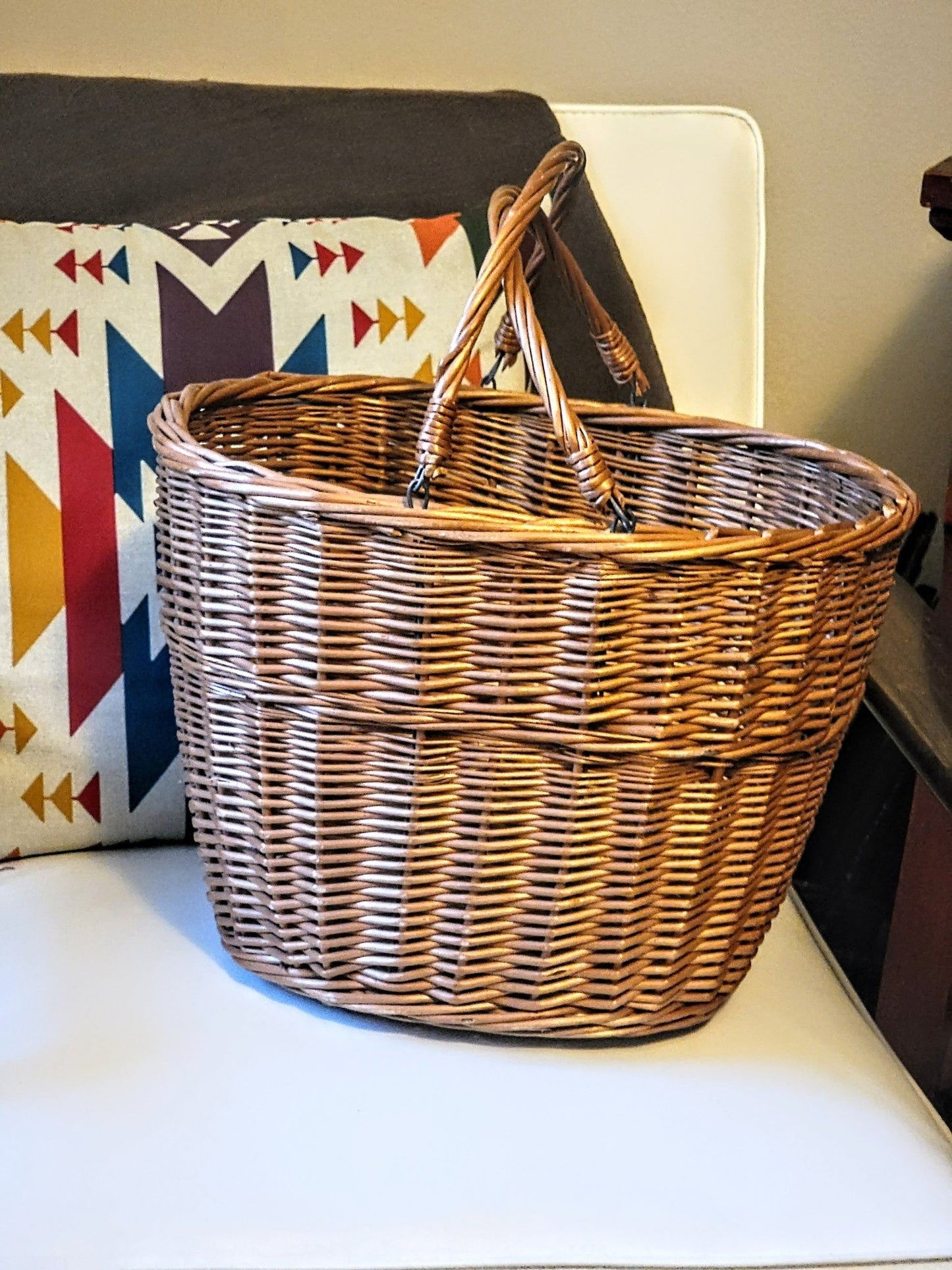 Wicker Blanket Basket - Smash's Stashes