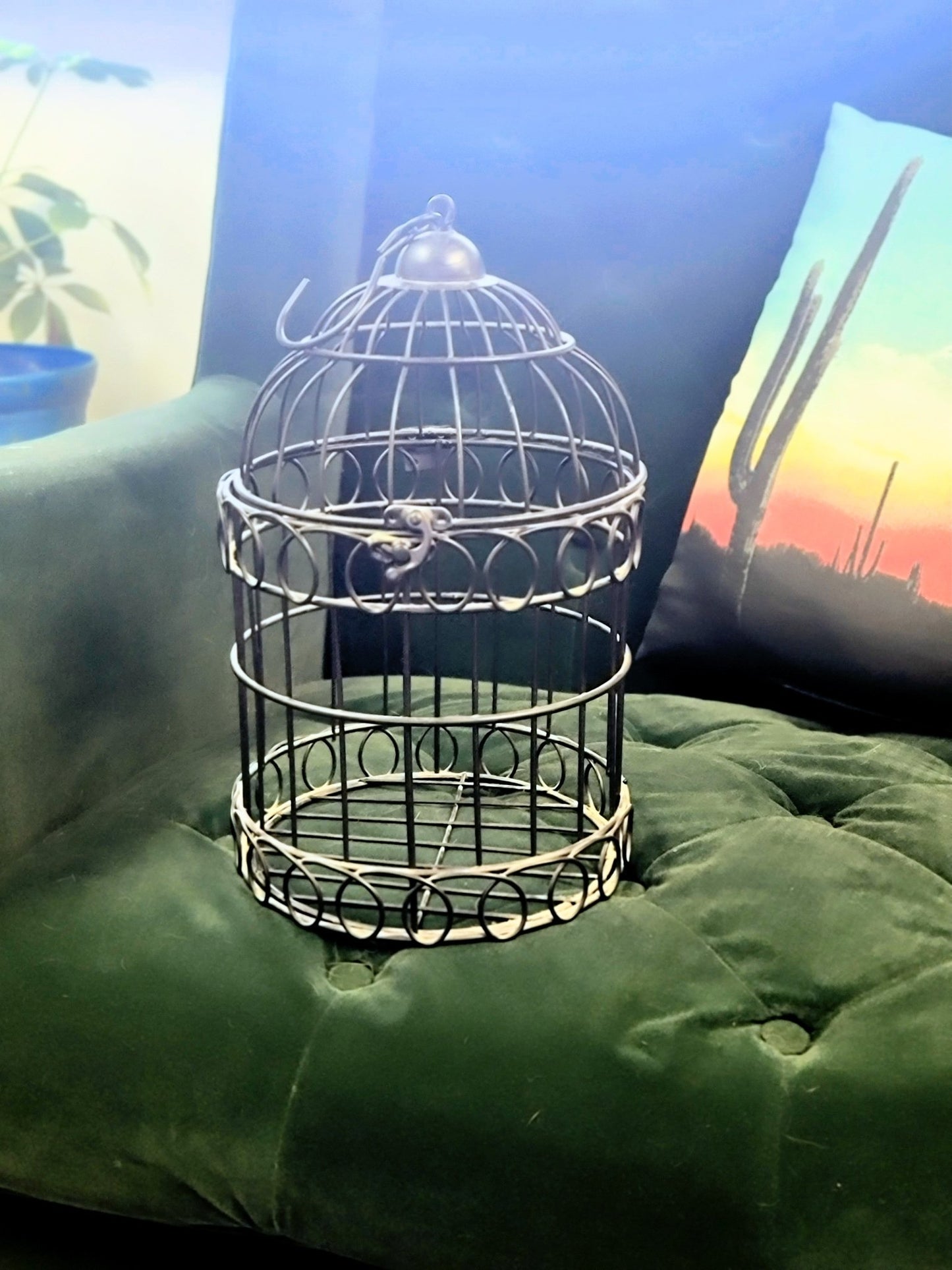 Wire Wrapped Bird Cage - Smash's Stashes