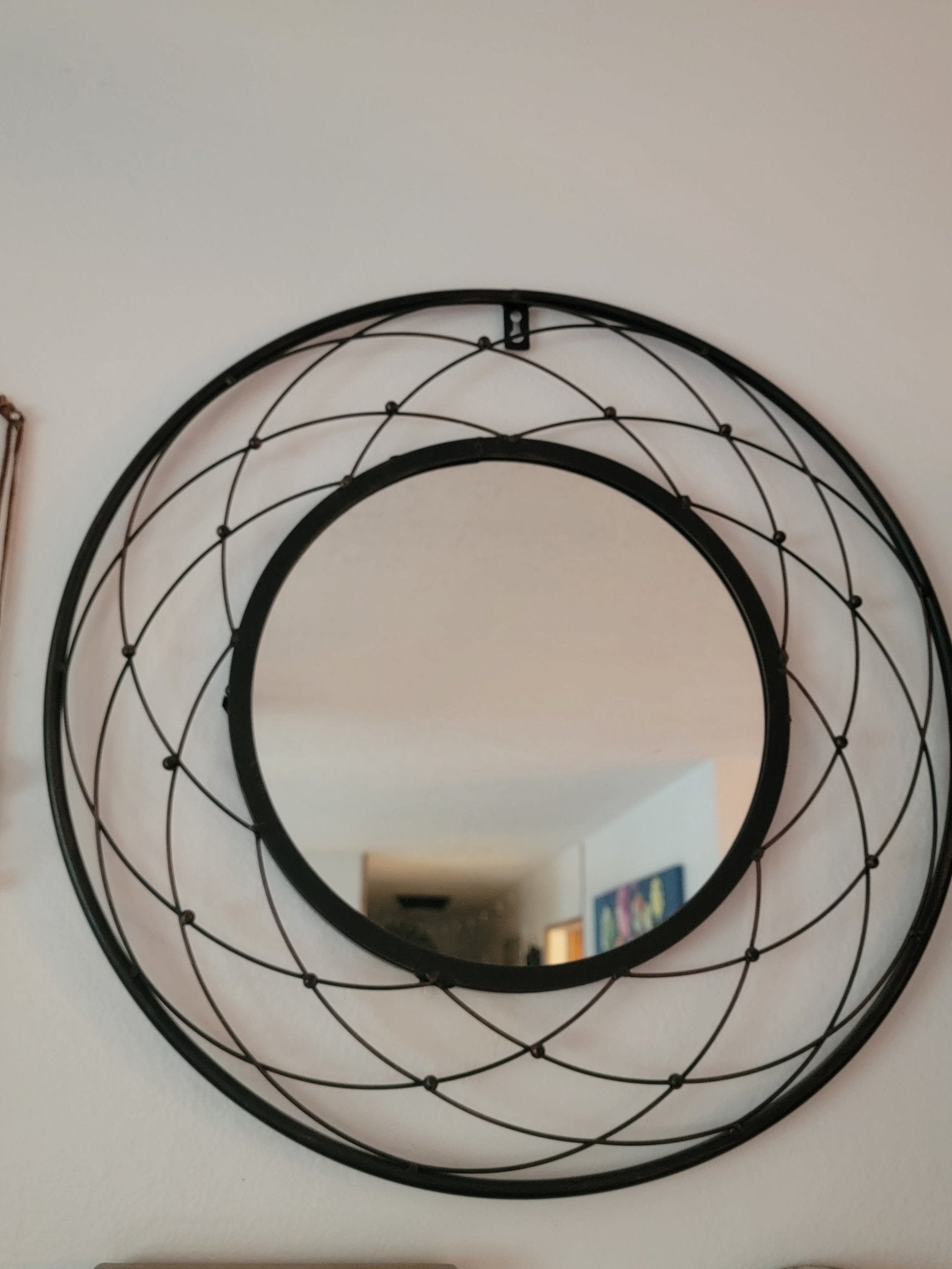 Wire Wrapped Mirror - Smash's Stashes