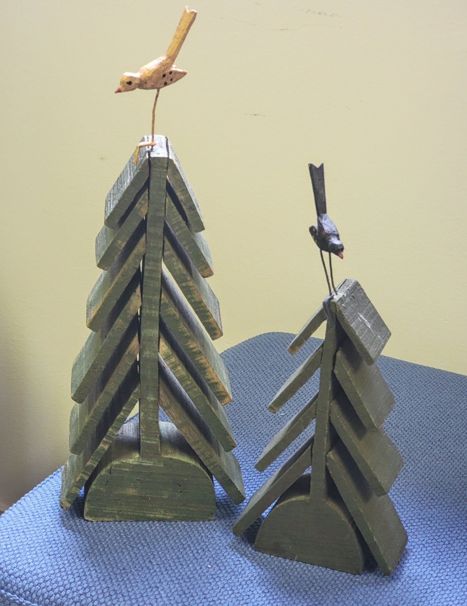 Wooden Pine Trees - Smash's Stashes