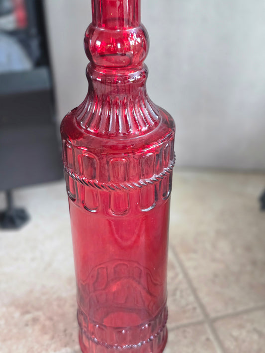 Colored Glass Bottle