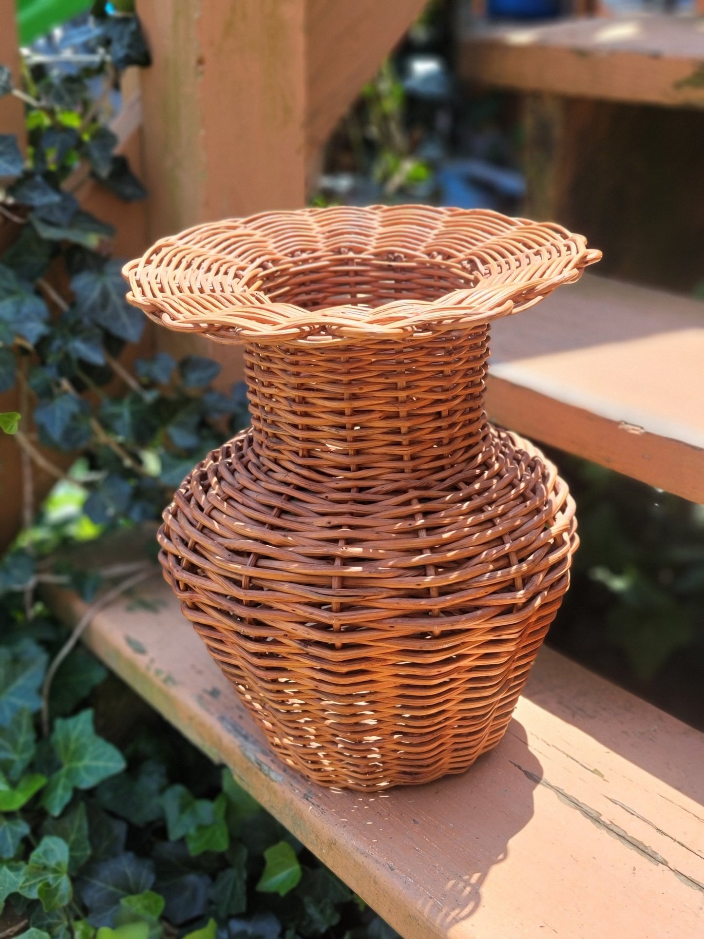 Large Rattan Basket - Smash's Stashes