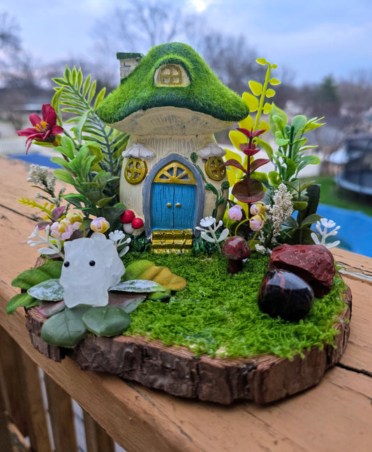 The Dragon Fairy Mushroom House