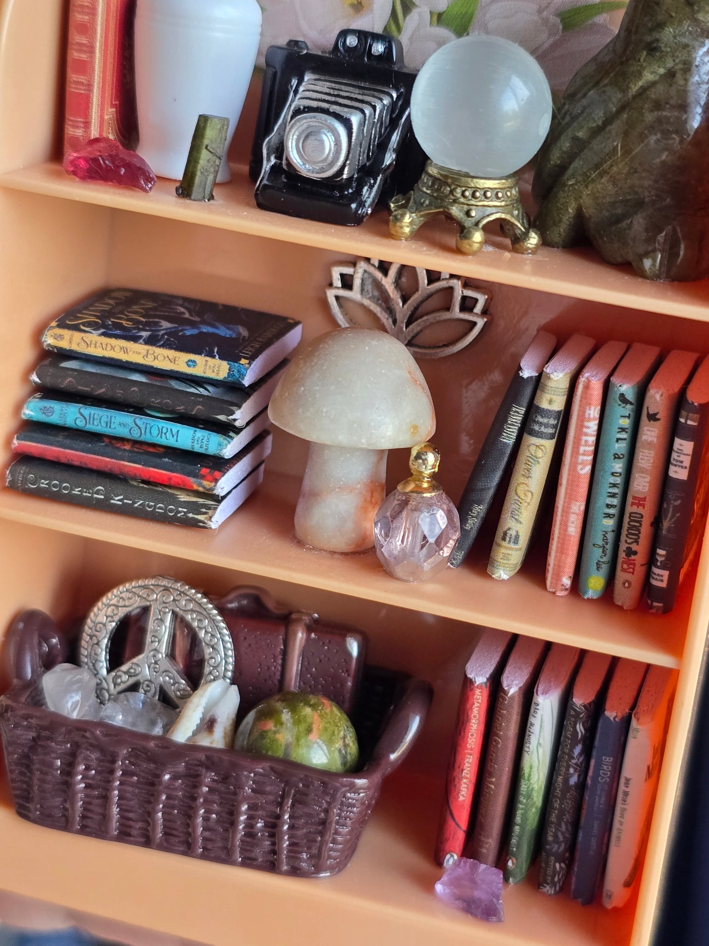 Mini Miniature Bookshelf