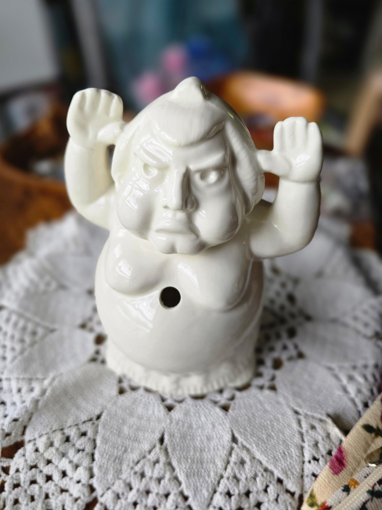 Benihana of Tokyo Sumo Wrestler Vase/Incense Burner