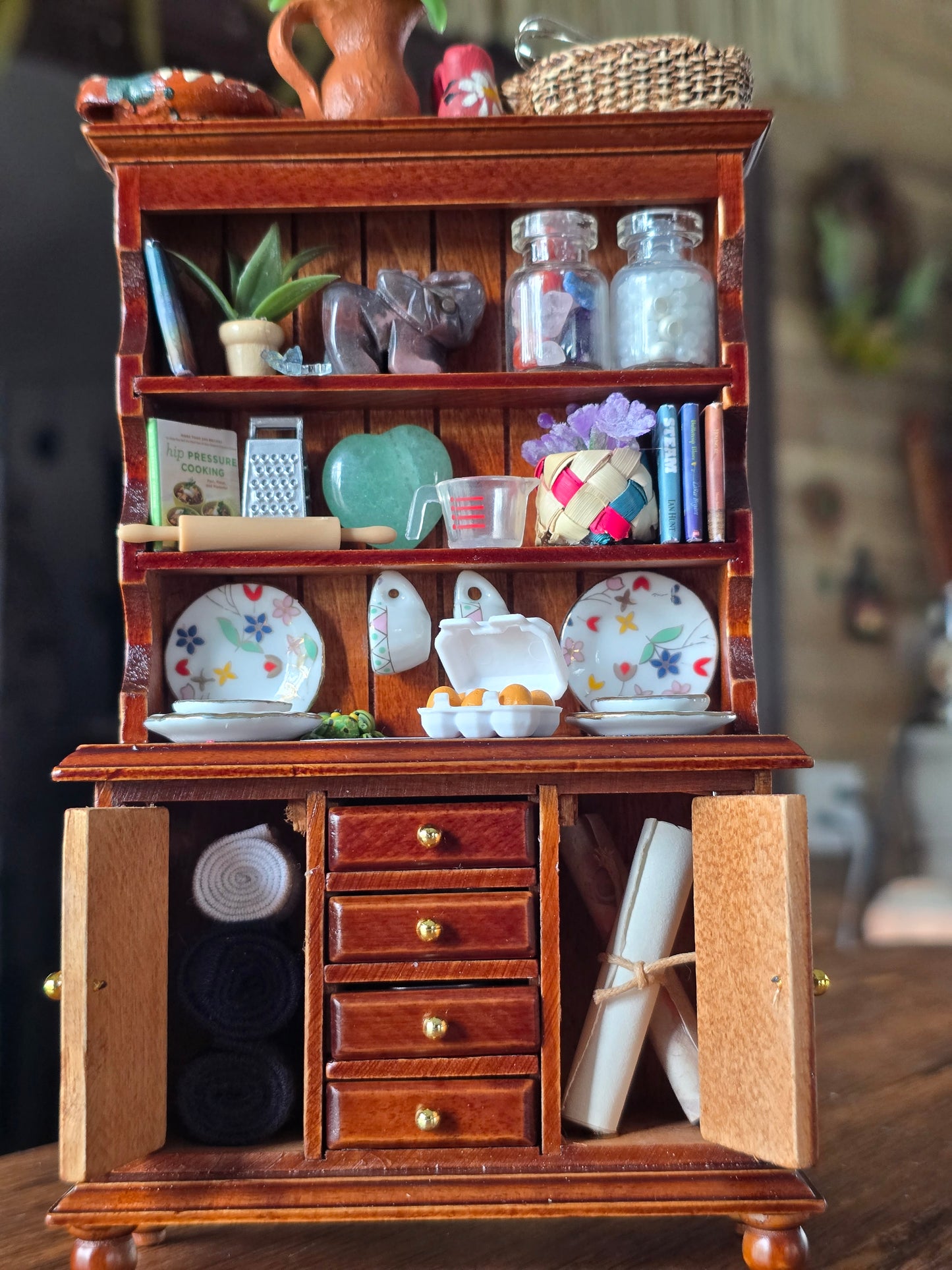 Miniature Kitchen Hutch