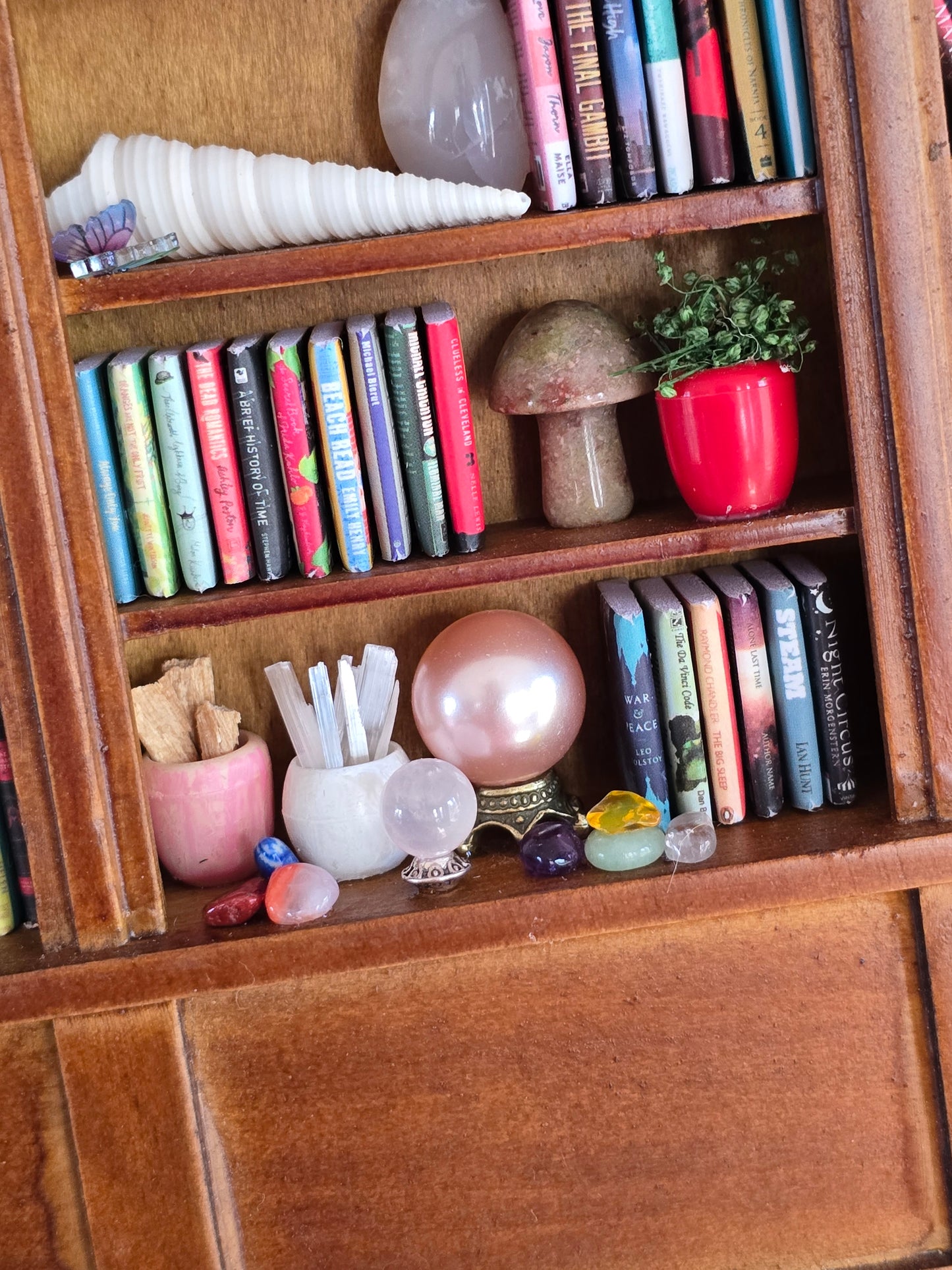 Miniature Built-In Bookcase