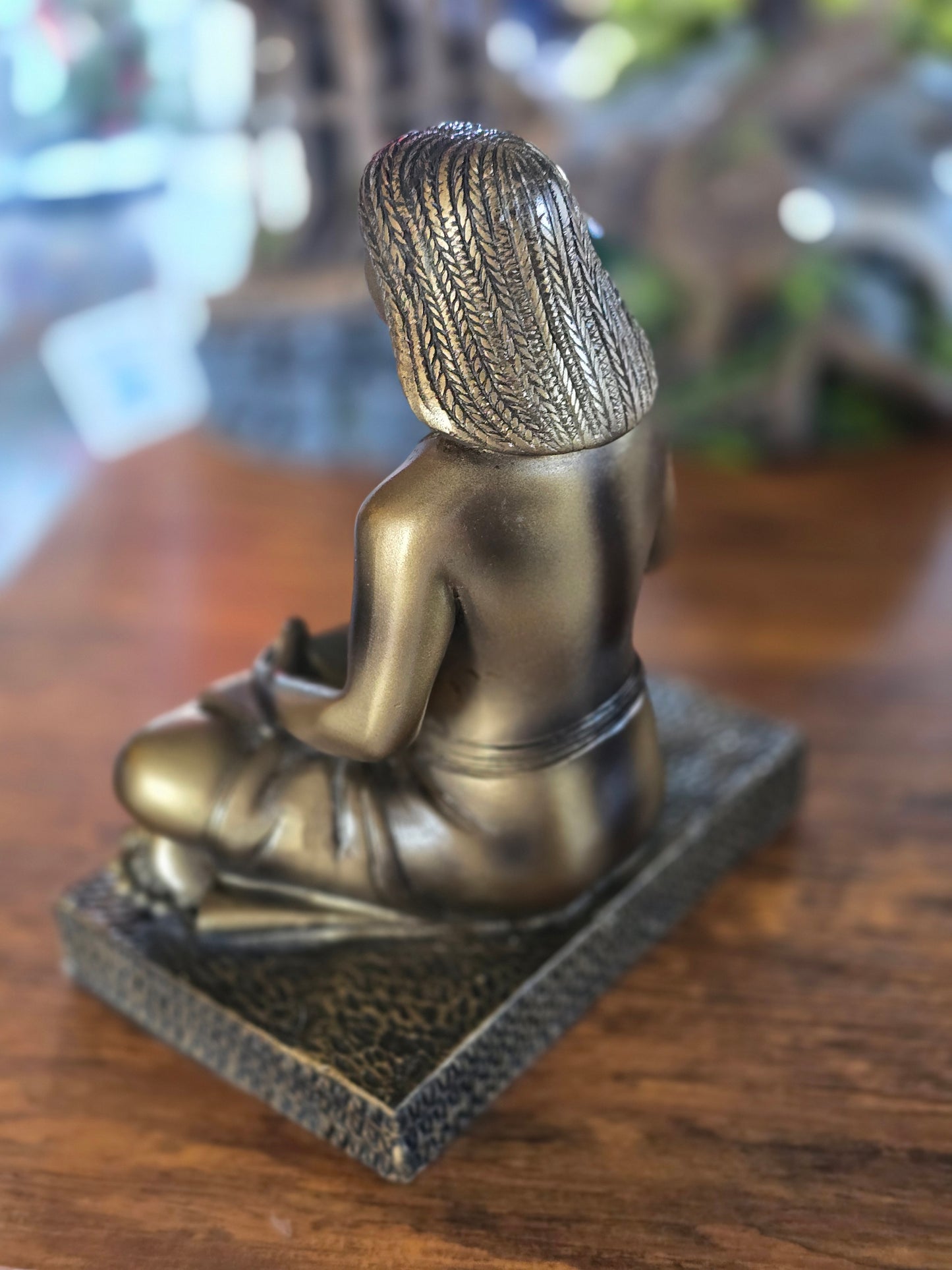 Bronze Egyptian Scribe
