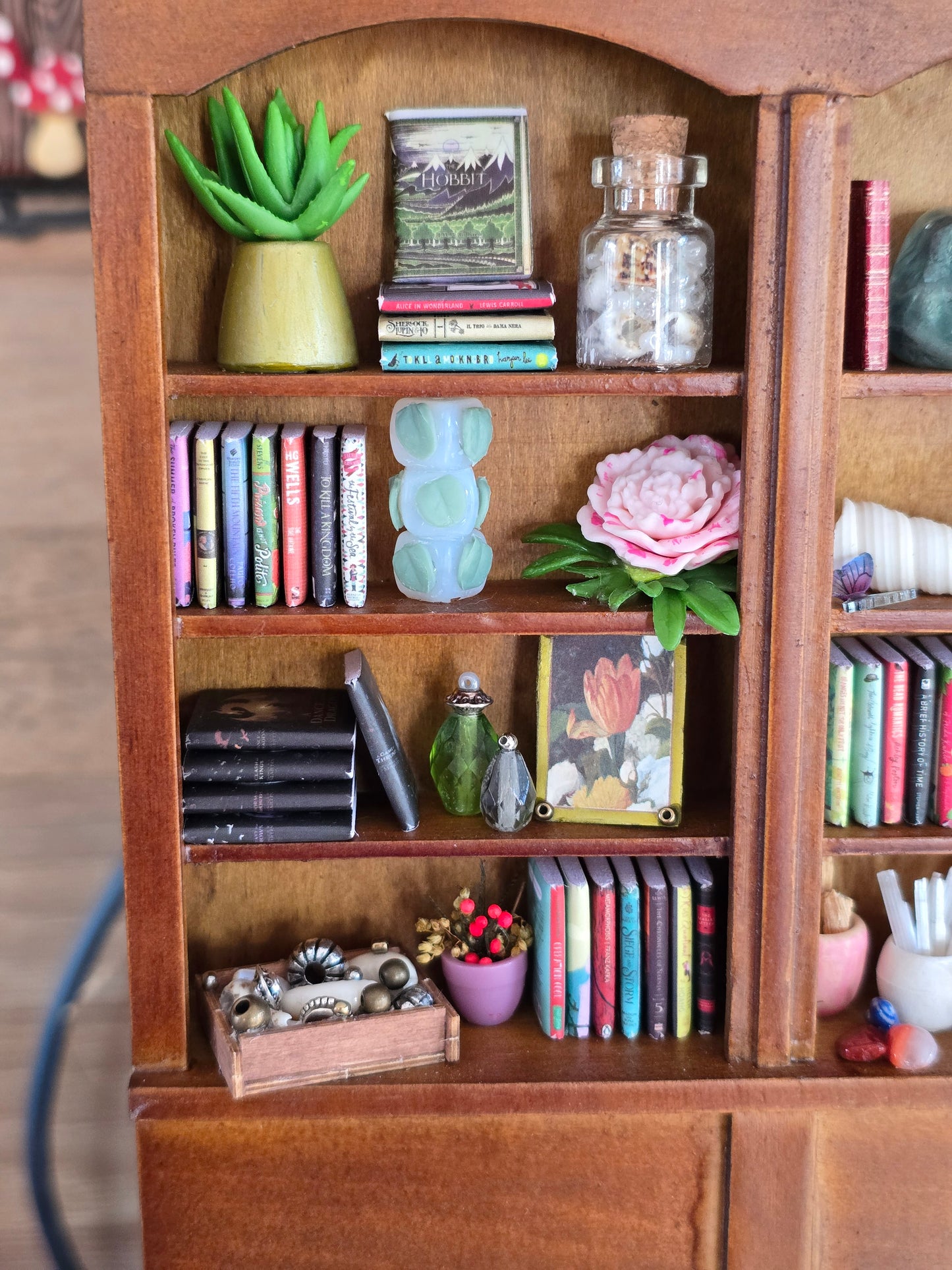 Miniature Built-In Bookcase