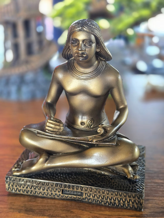Bronze Egyptian Scribe