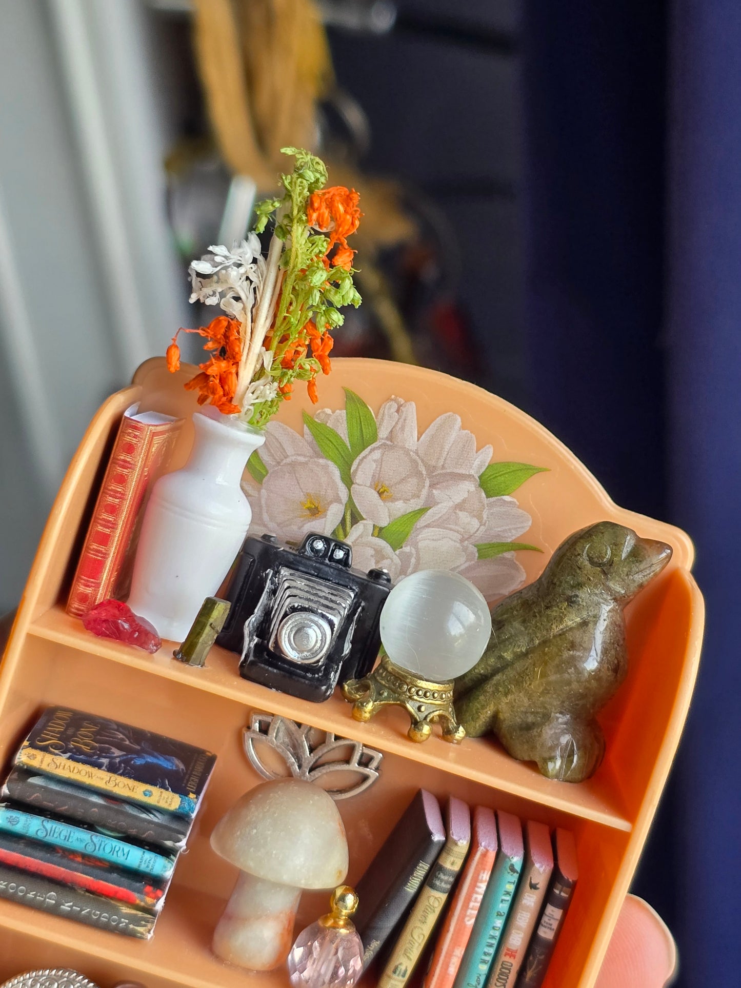 Mini Miniature Bookshelf