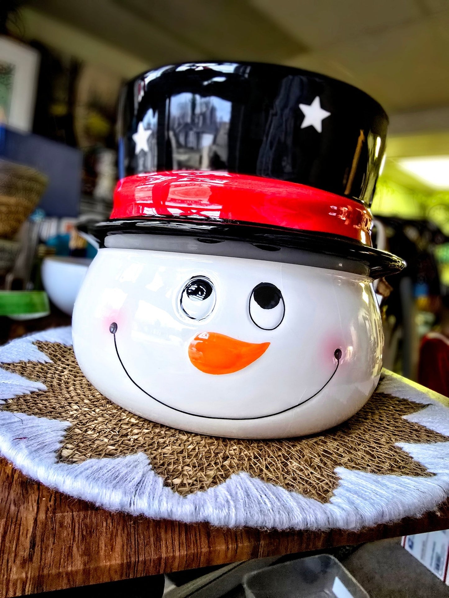 Snowman Jar/Vase - Smash's Stashes