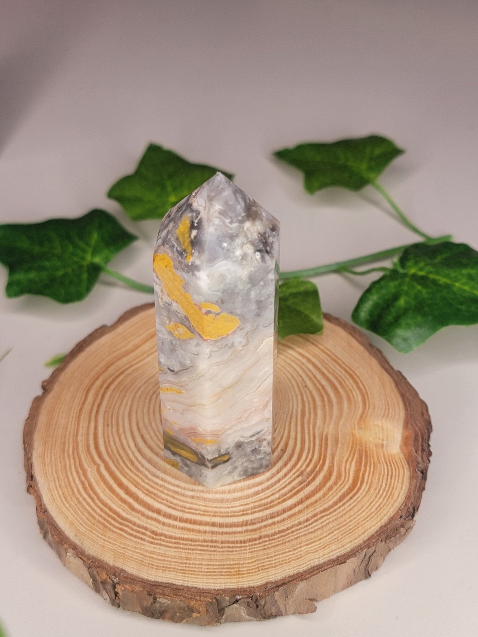3" Crazy Agate Tower - Smash's Stashes