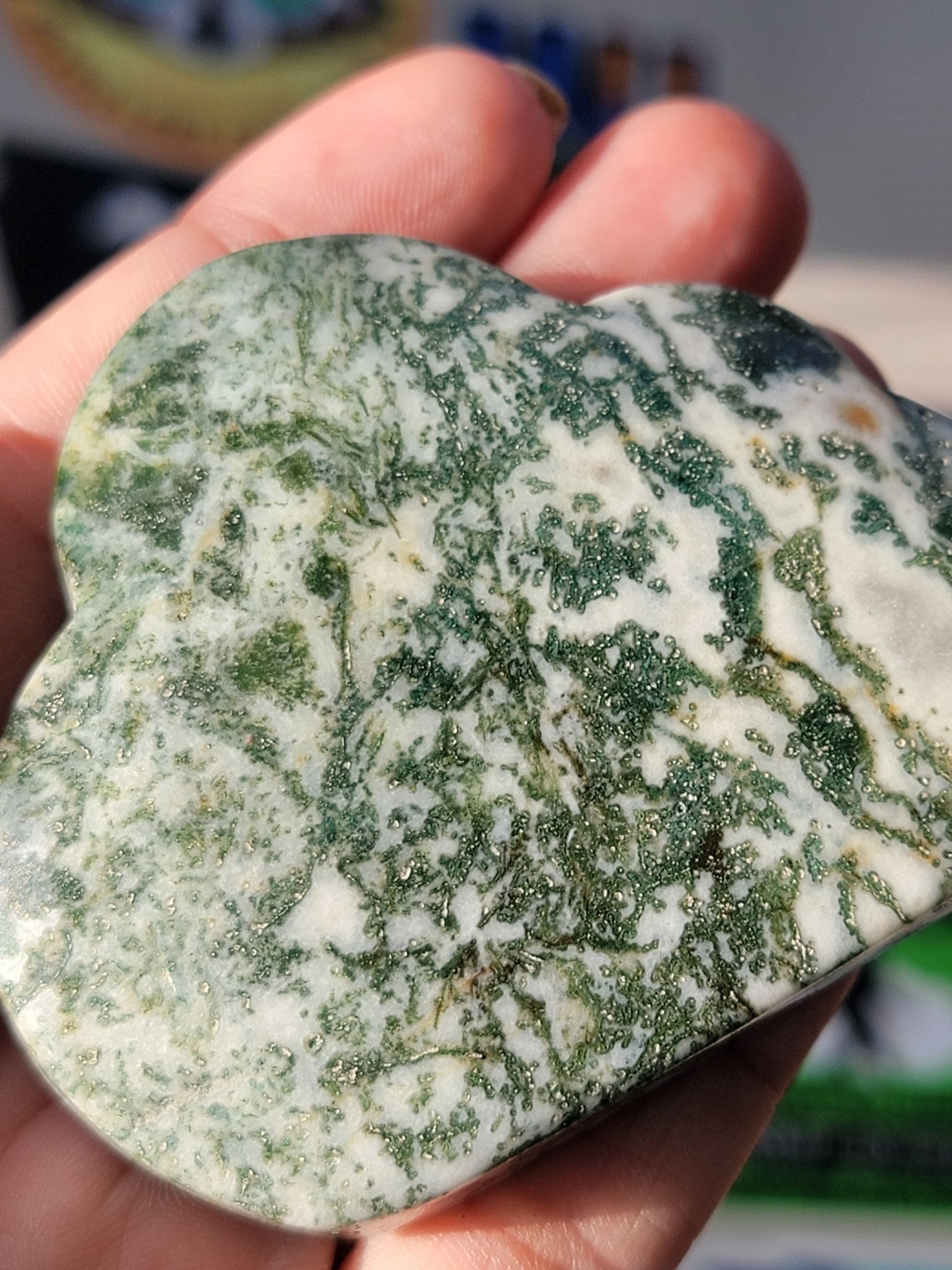 3" Moss Agate Cloud - Smash's Stashes
