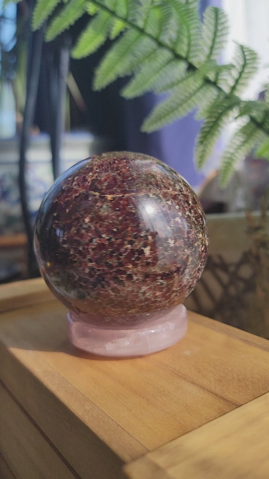 Red Garnet Sphere