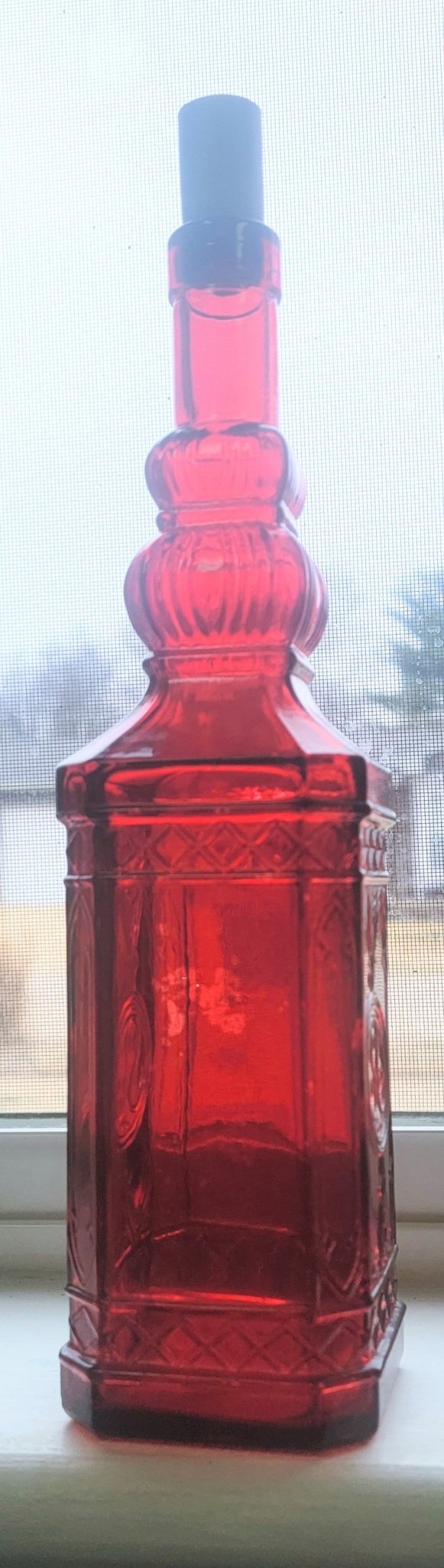 Avon Strawberry Glass Bottle - Smash's Stashes