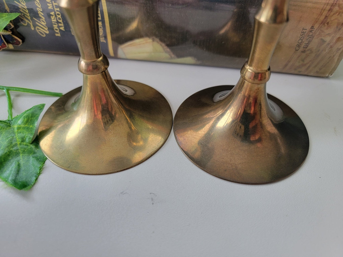 Brass Candlestick Holders - Smash's Stashes