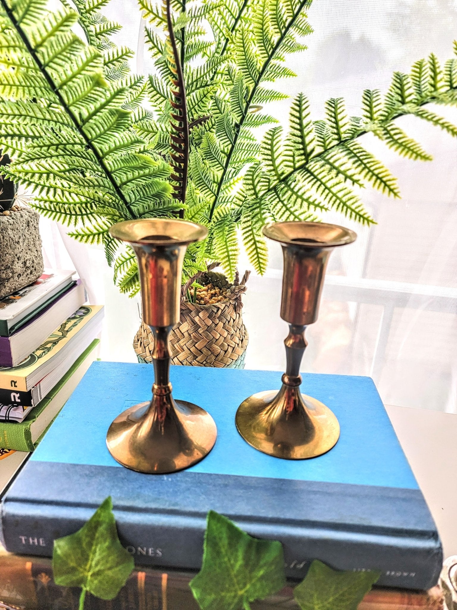 Brass Candlestick Holders - Smash's Stashes