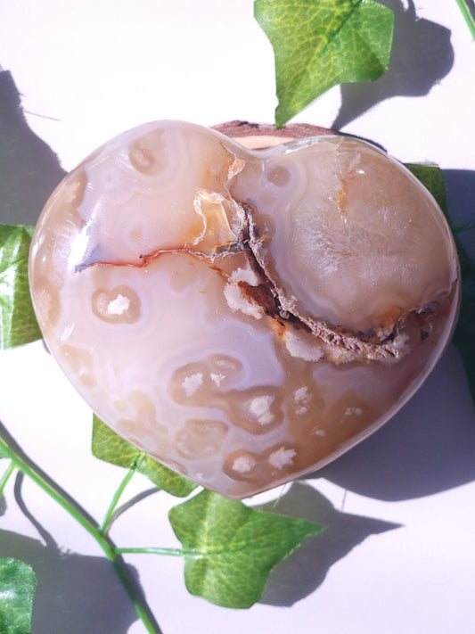 Flower Agate Hearts - Smash's Stashes