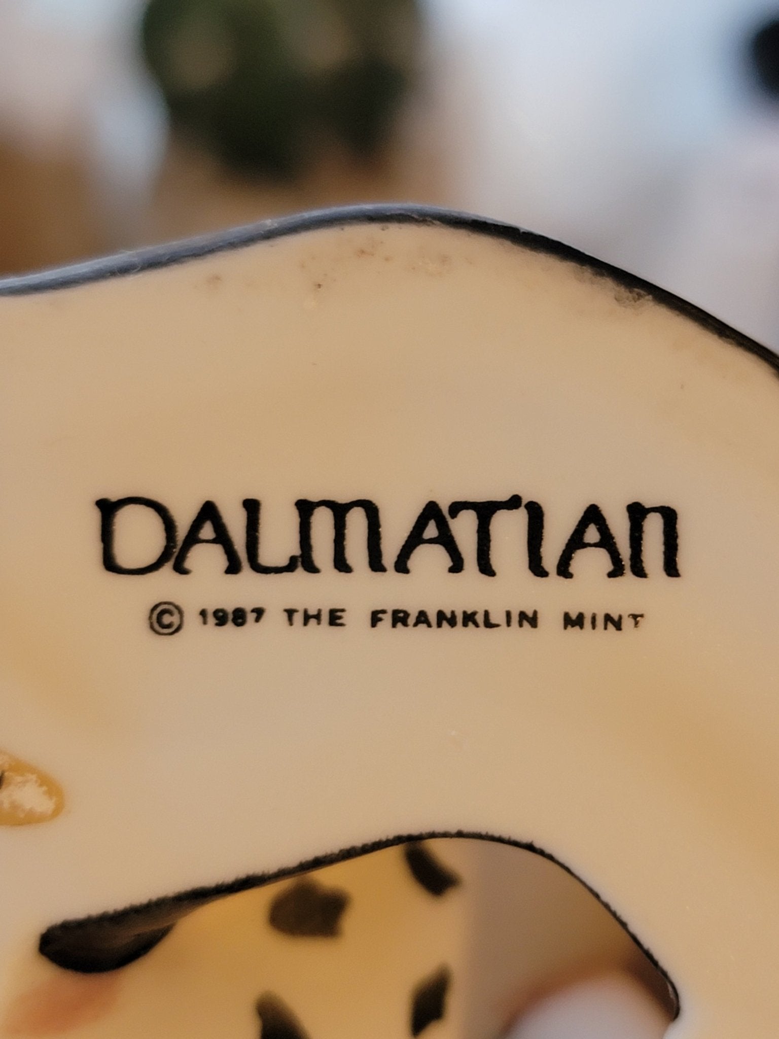 Franklin Mint 1987 Dalmation - Smash's Stashes