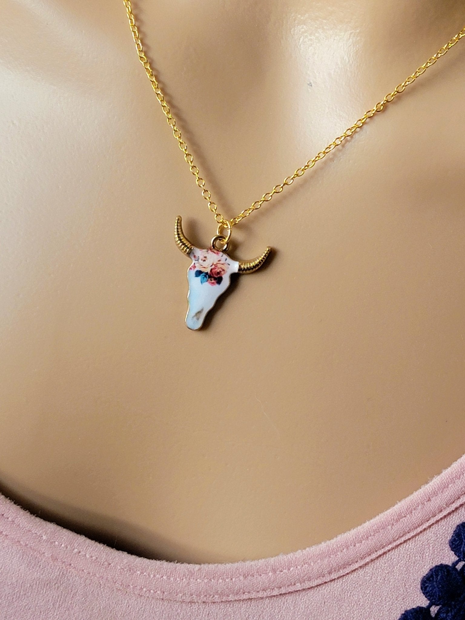 Golden Cow Necklace - Smash's Stashes