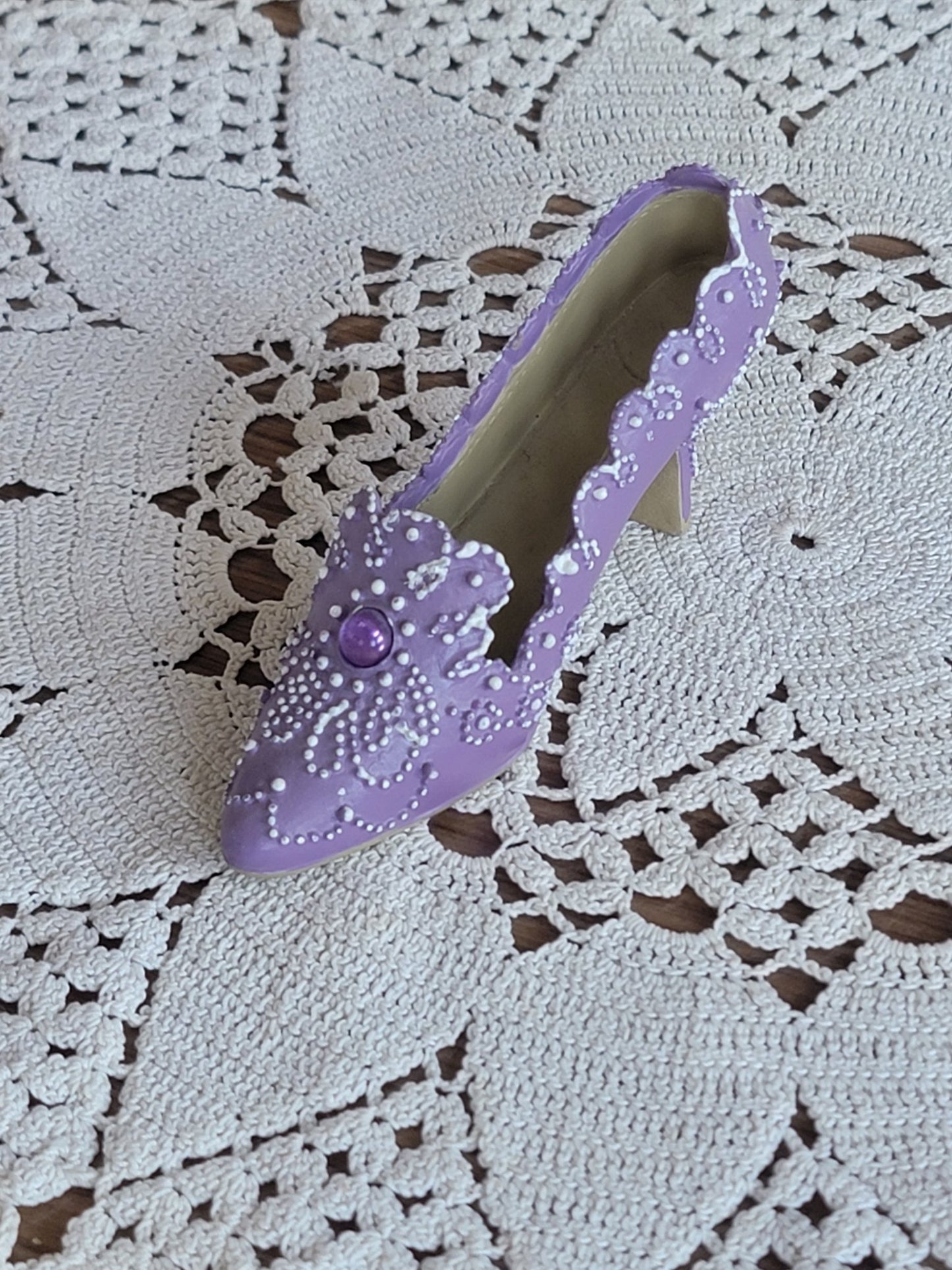 Purple Polka Dot Heel - Smash's Stashes
