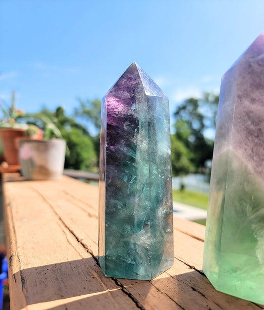 Rainbow Fluorite Towers - Smash's Stashes