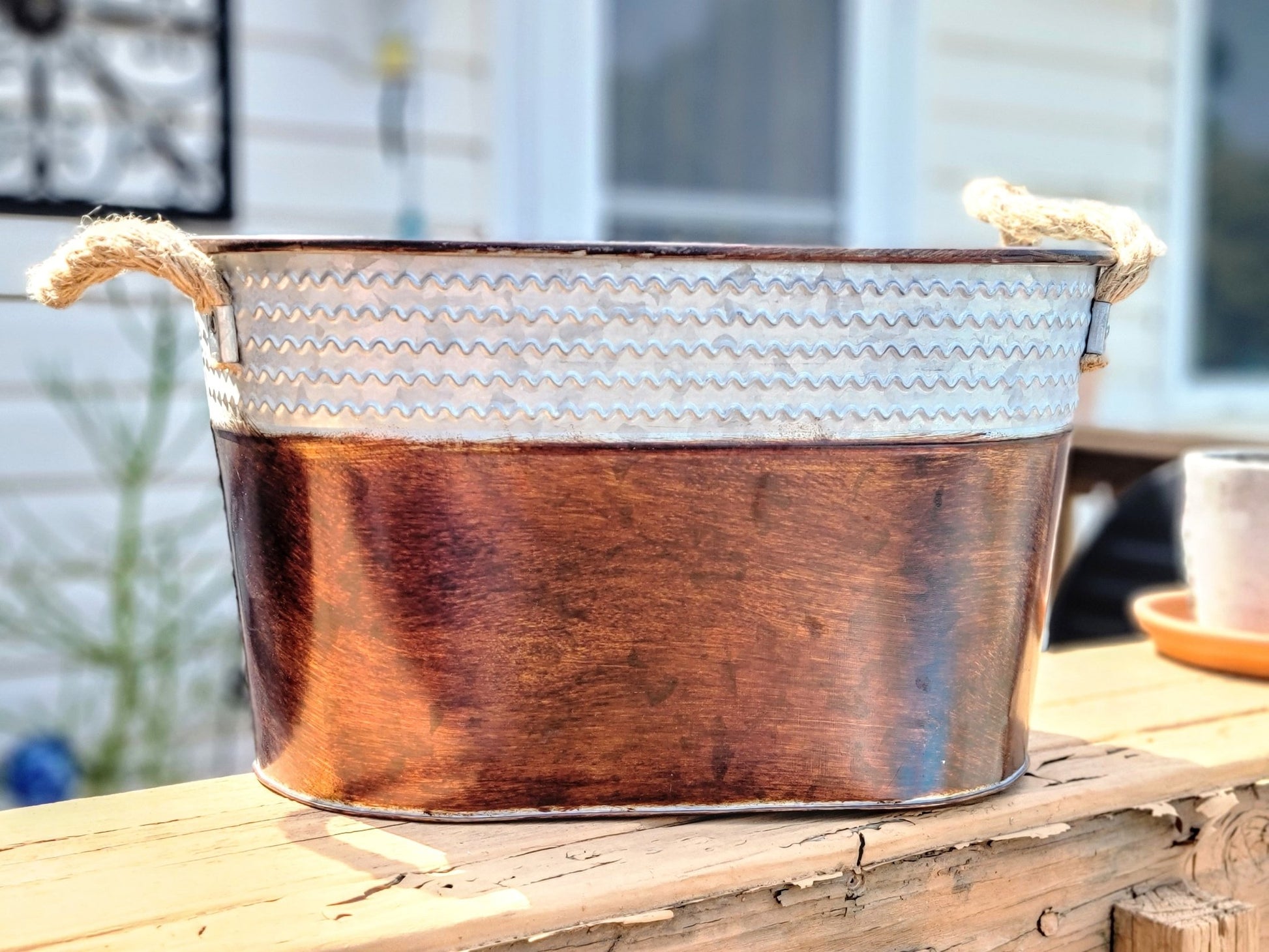 Rustic Wash Bucket