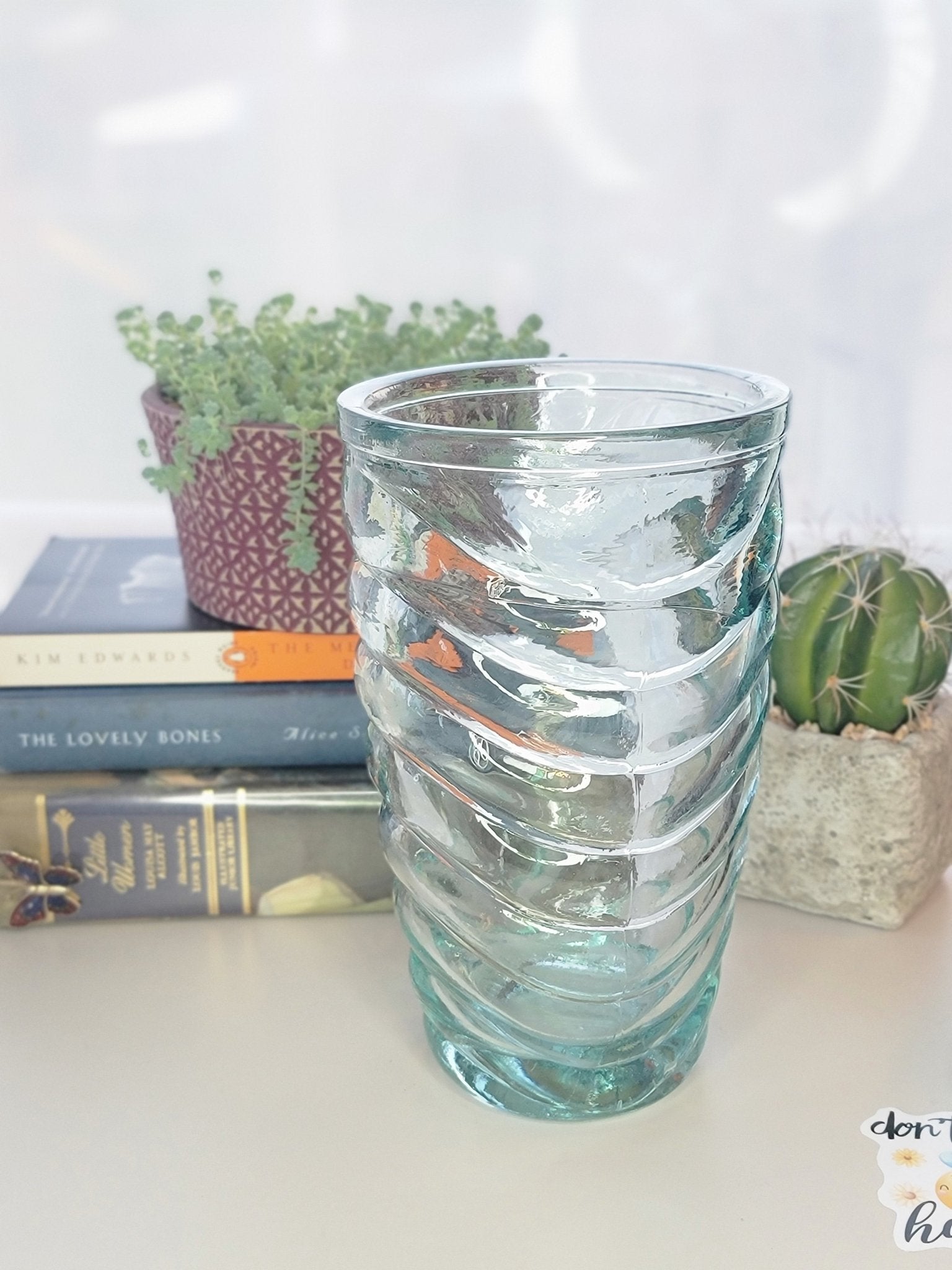 Vintage Sea Glass Vase - Smash's Stashes