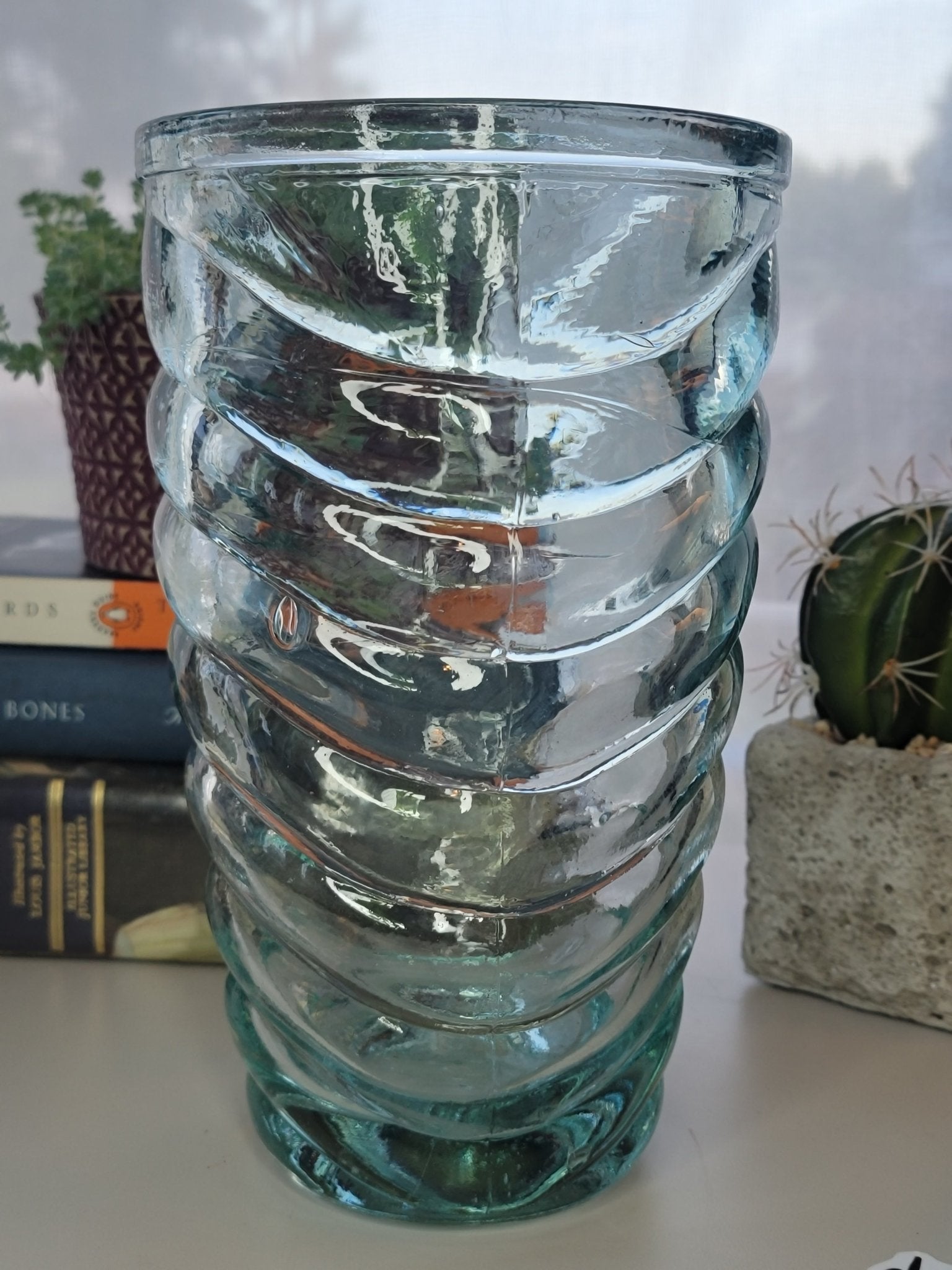 Vintage Sea Glass Vase - Smash's Stashes